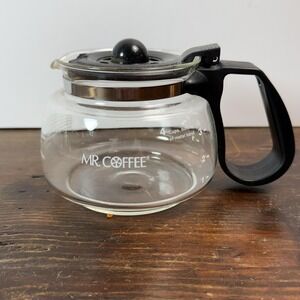 Mr. Coffee 4 Cup Glass Coffee Carafe Replacement Black Handle